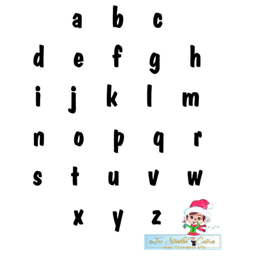 Custom Personalized Girly Doodle ID Labels/ Kids Identification Tags