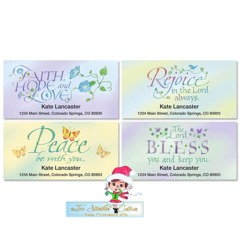 Custom Personalized Expressions of FaithÂ® Address Labels/ Multiple Designs! Religion Praise