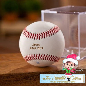 Personalized Baseball w/Stand