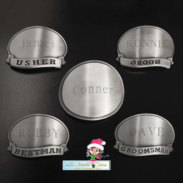 Personalized ANY NAME Grand Pilsner w/Pewter Medallion/ Custom Beer Mug Glass/ Unique Gift/ Wedding Groomsman Usher Groom Best Man