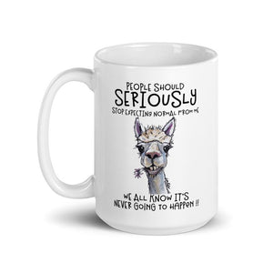 Seriously Stop Expecting Normal Alpaca Coffee Mug