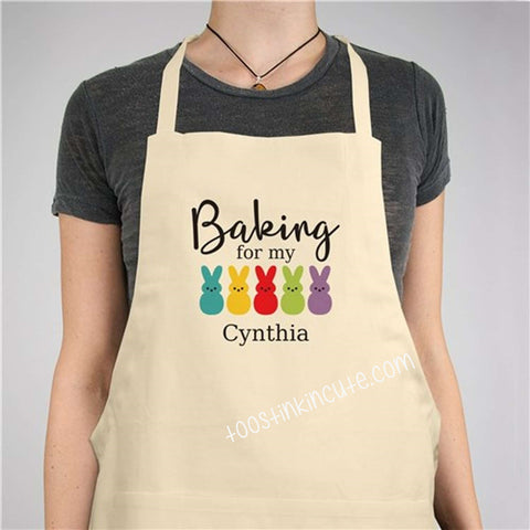 Personalized Baking For My Peeps Apron